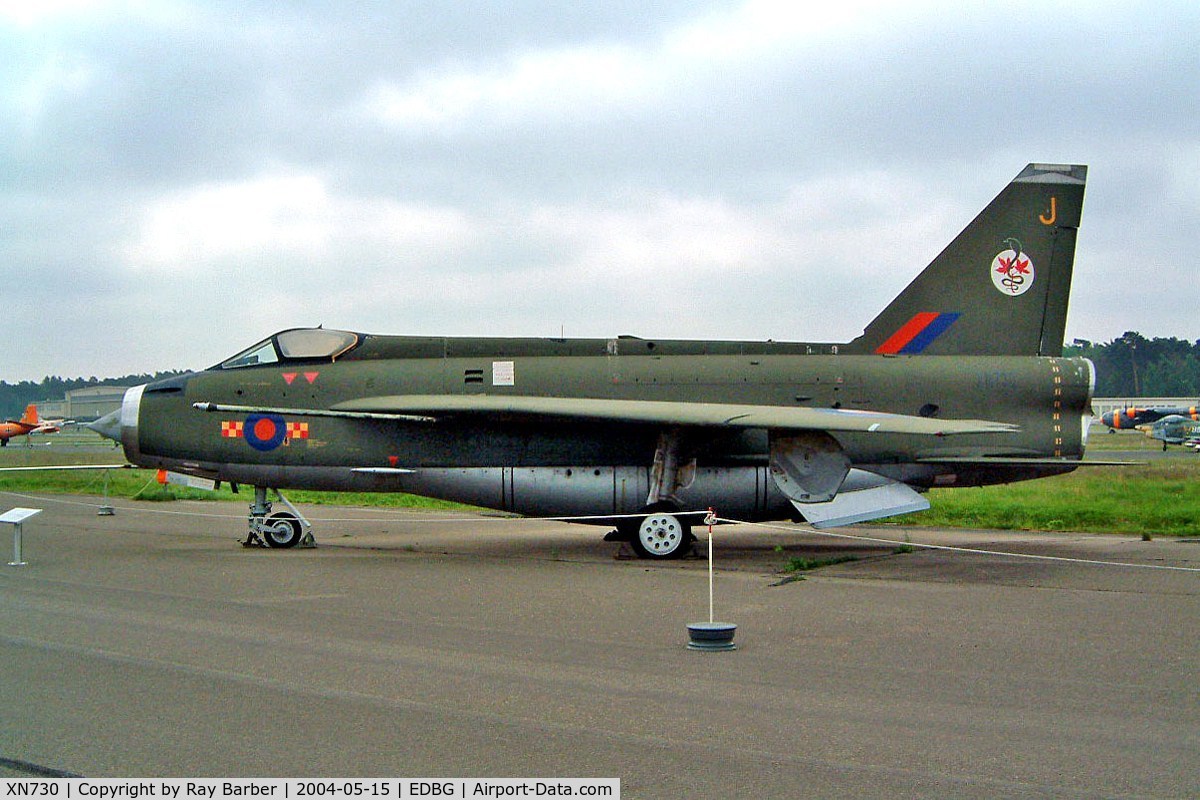 XN730, English Electric Lightning F.2A C/N 95107, English Electric Lightning F.2A [95107] (RAF) Berlin-Gatow~D 15/05/2004
