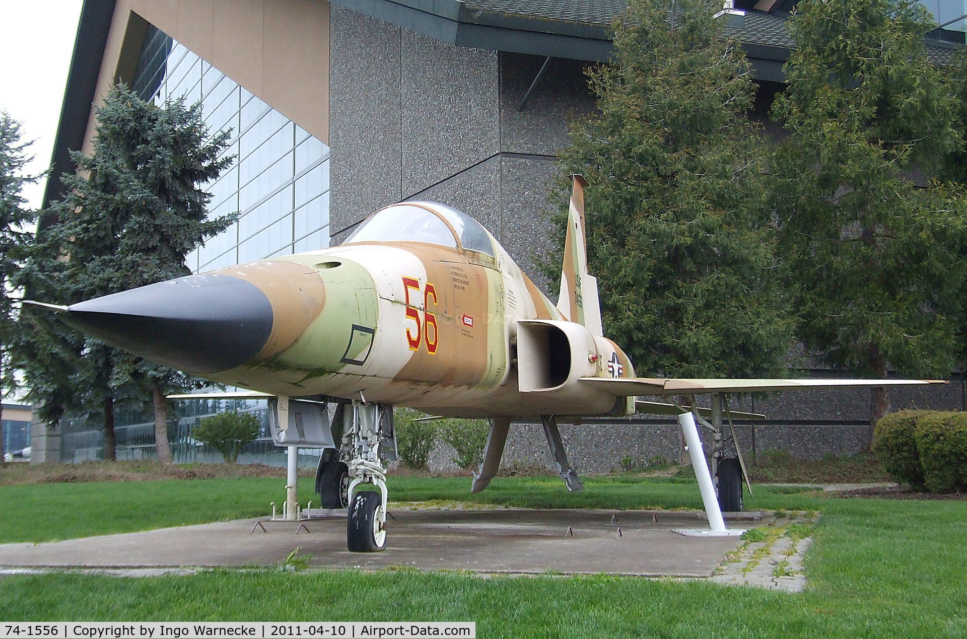74-1556, Northrop F-5E Tiger II C/N N.1216, Northrop F-5E Tiger II at the Evergreen Aviation & Space Museum, McMinnville OR