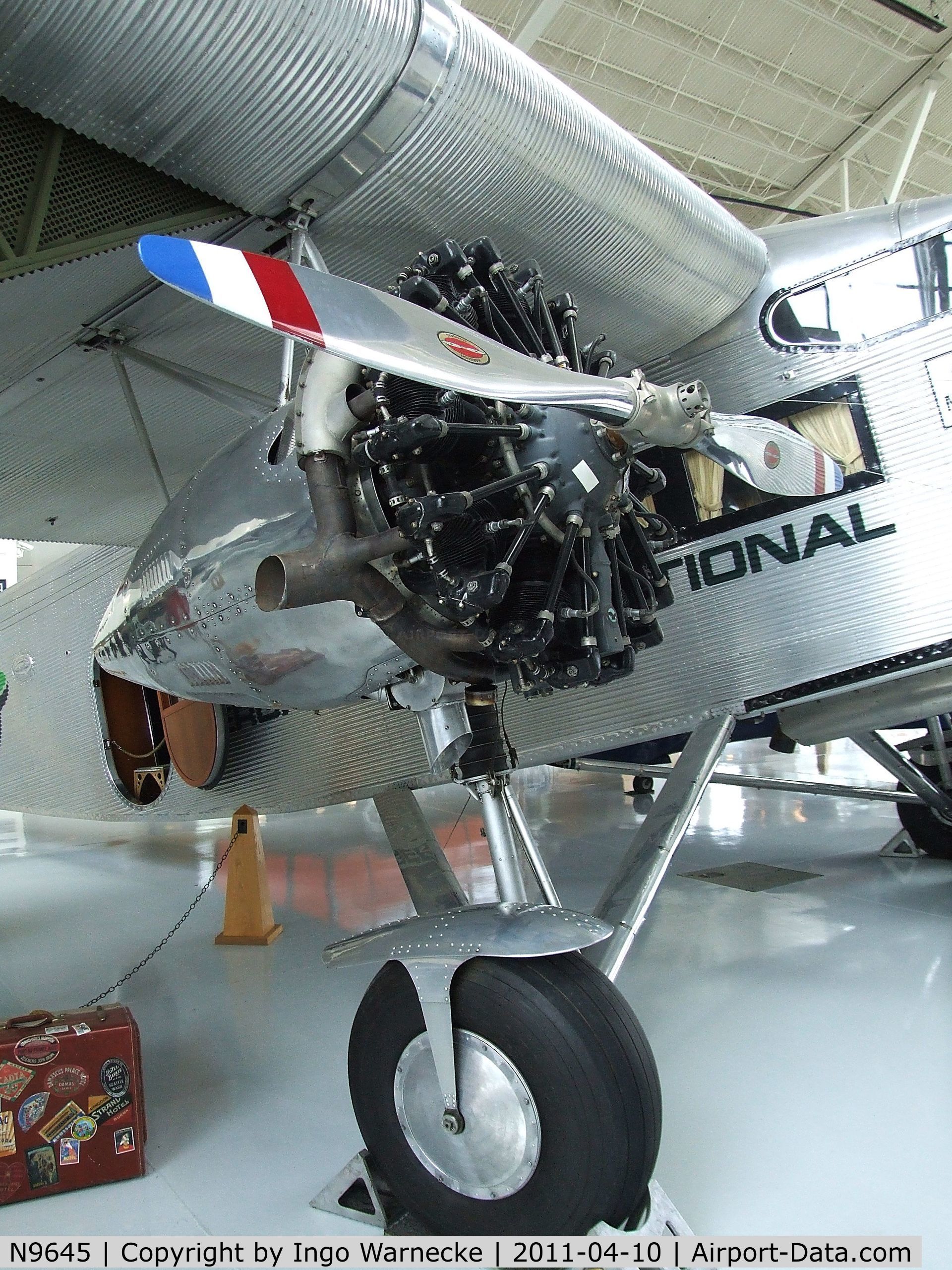 N9645, 1928 Ford 5-AT-B Tri-Motor C/N 8, Ford 5-AT-B Tri-Motor at the Evergreen Aviation & Space Museum, McMinnville OR