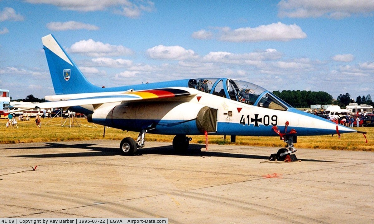 41 09, 1981 Dassault-Dornier Alpha Jet A C/N 0109, Dassault-Dornier Alpha Jet A [0109] (German AF) RAF Fairford~G 22/07/1995