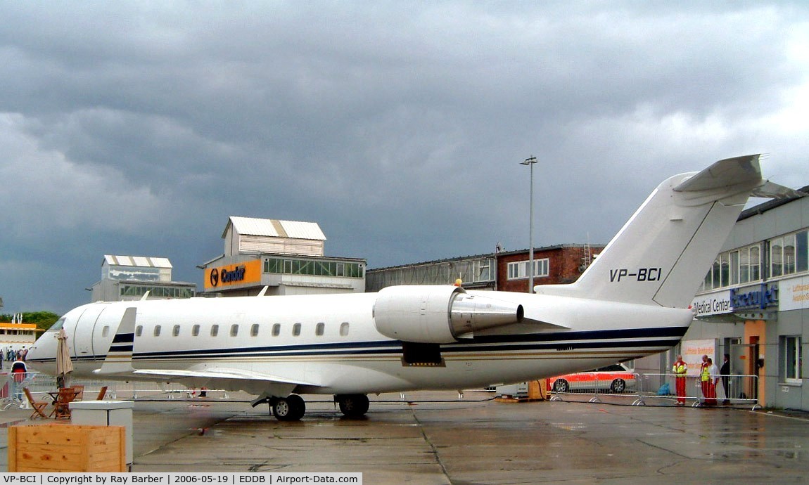 VP-BCI, 1999 Bombardier Challenger 601-3A (CL-600-2B16) C/N 7351, Canadair Challenger 800 [7351] Berlin-Schonefeld~D 19/05/2006