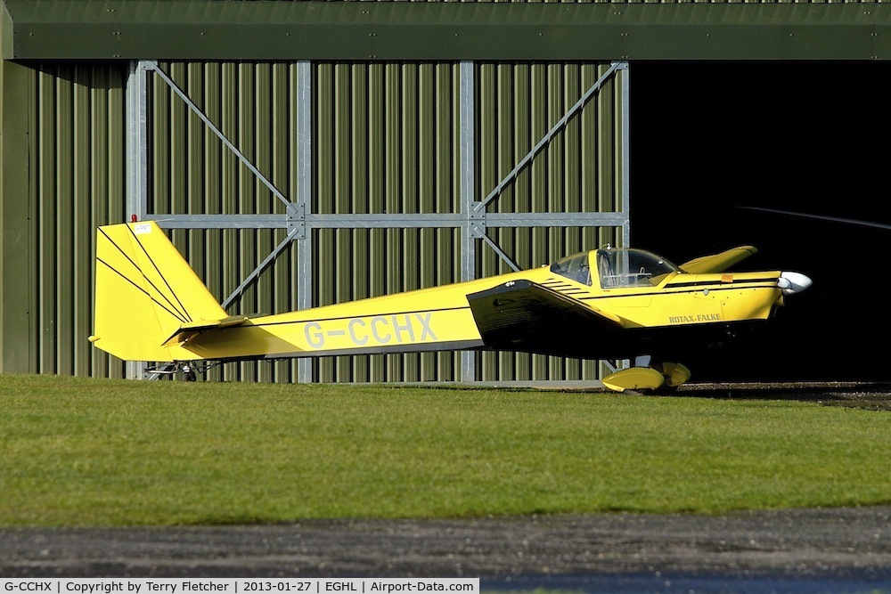 G-CCHX, 2003 Scheibe SF-25C Falke C/N 44694, 2003 Scheibe SF-25C Falke, c/n: 44694 at Lasham Gliding