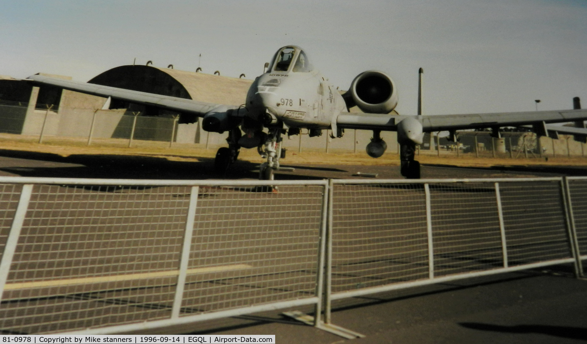 81-0978, 1981 Fairchild Republic A-10A Thunderbolt II C/N A10-0673, 81FS OA-10A Thunderbolt loaded with 2x MXU-648 Bag pods
