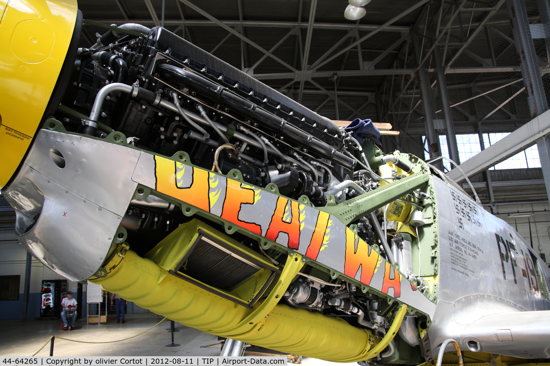 44-64265, 1944 North American P-51H Mustang C/N 126-37691, the work of the museum volonteers is amazing