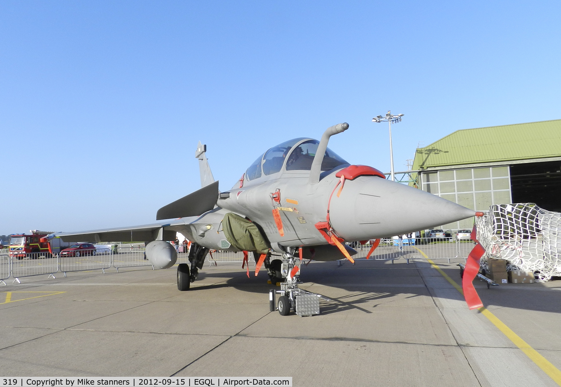 319, Dassault Rafale B C/N 319, EC1/7 Rafale B In the static dispay a Leuchars airshow '12