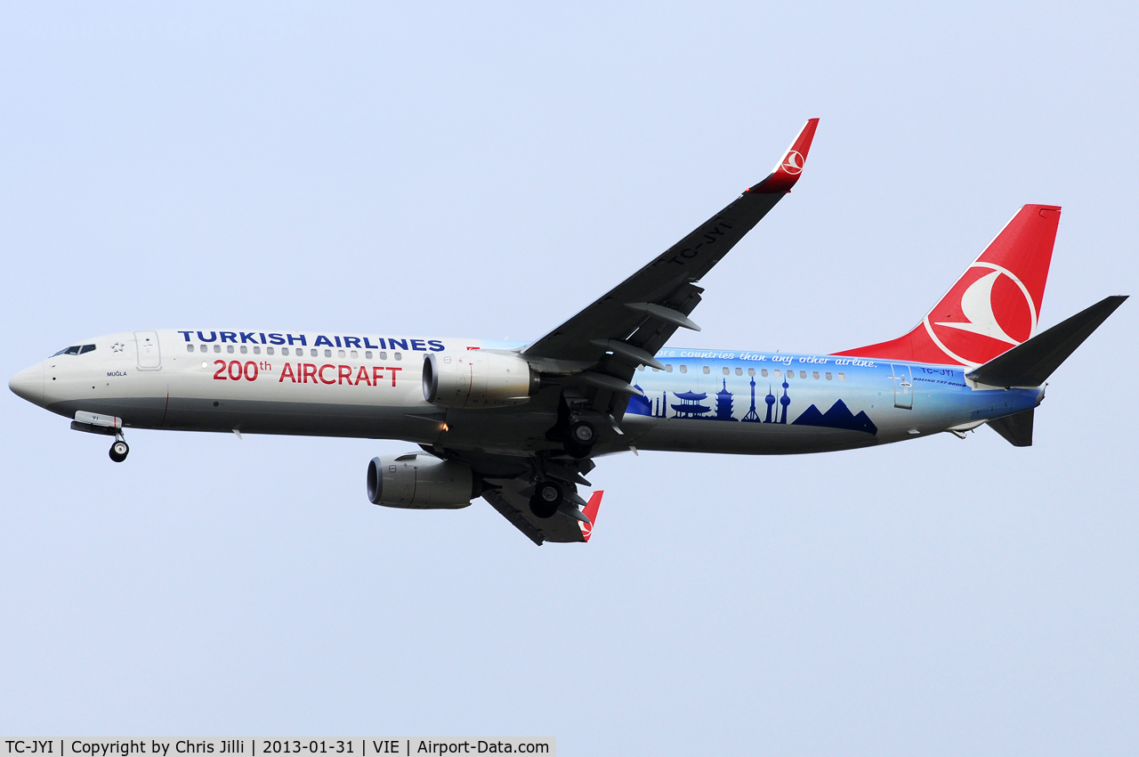 TC-JYI, 2012 Boeing 737-9F2/ER C/N 40985, Turkish Airlines