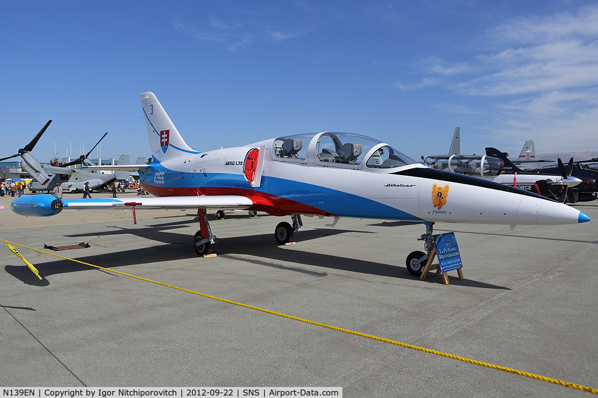 N139EN, Aero L-39C Albatros C/N 931408, Salinas 2012 Air Show
