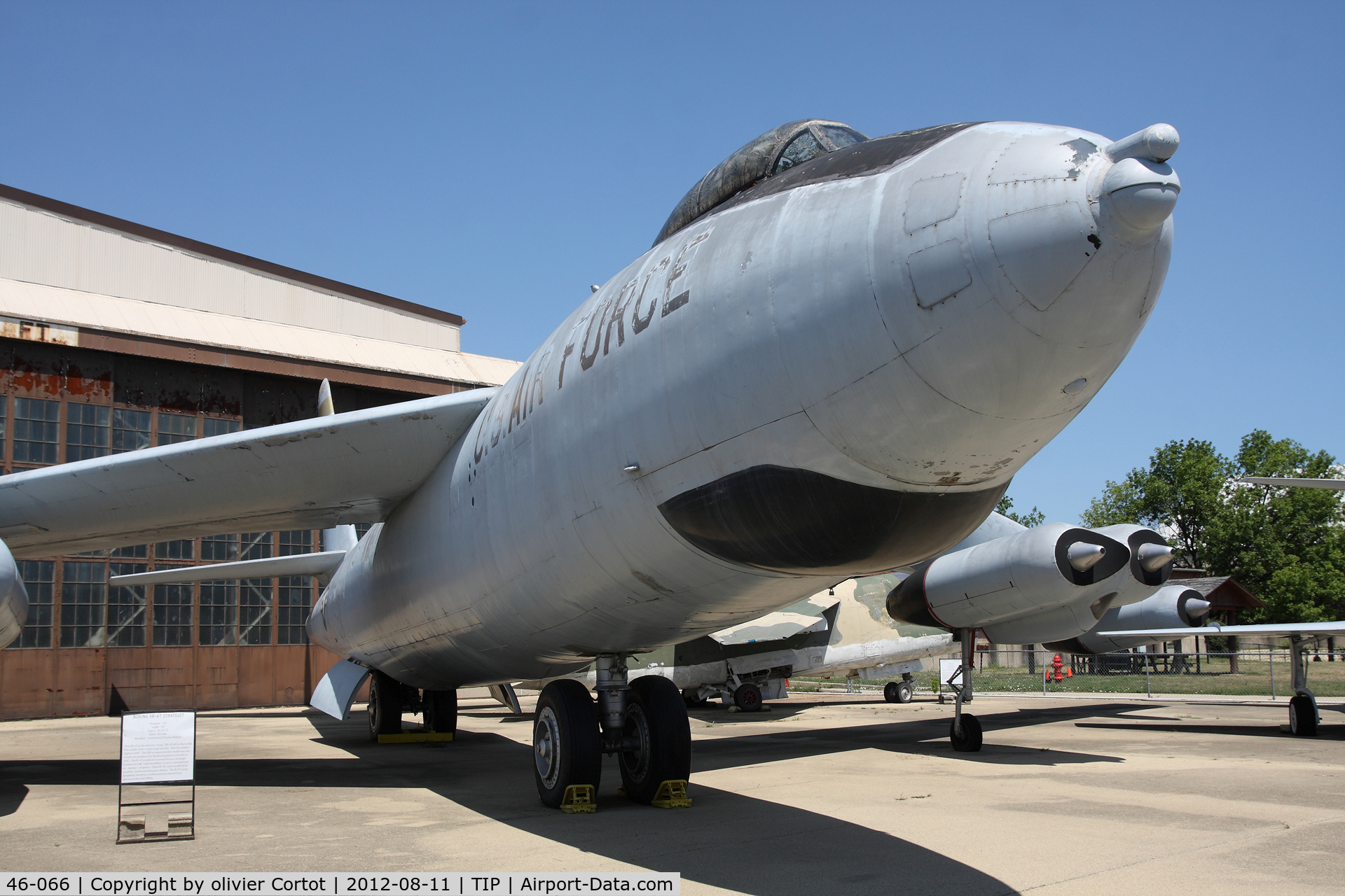 46-066, 1947 Boeing XB-47 Stratojet C/N 15973, designed two years after the end of WWII !