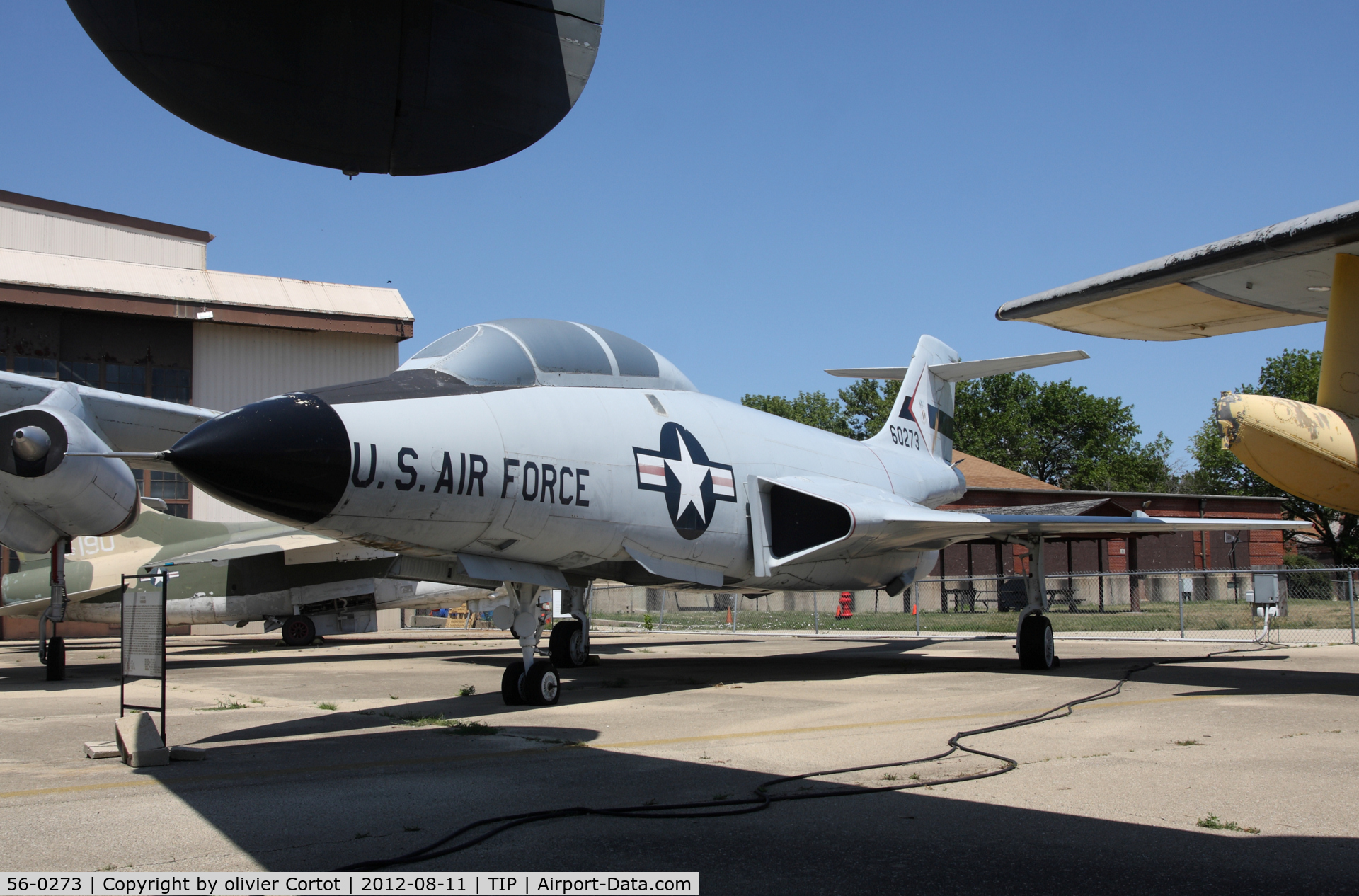 56-0273, 1956 McDonnell F-101B-70-MC Voodoo C/N 330, part of the great chanute museum