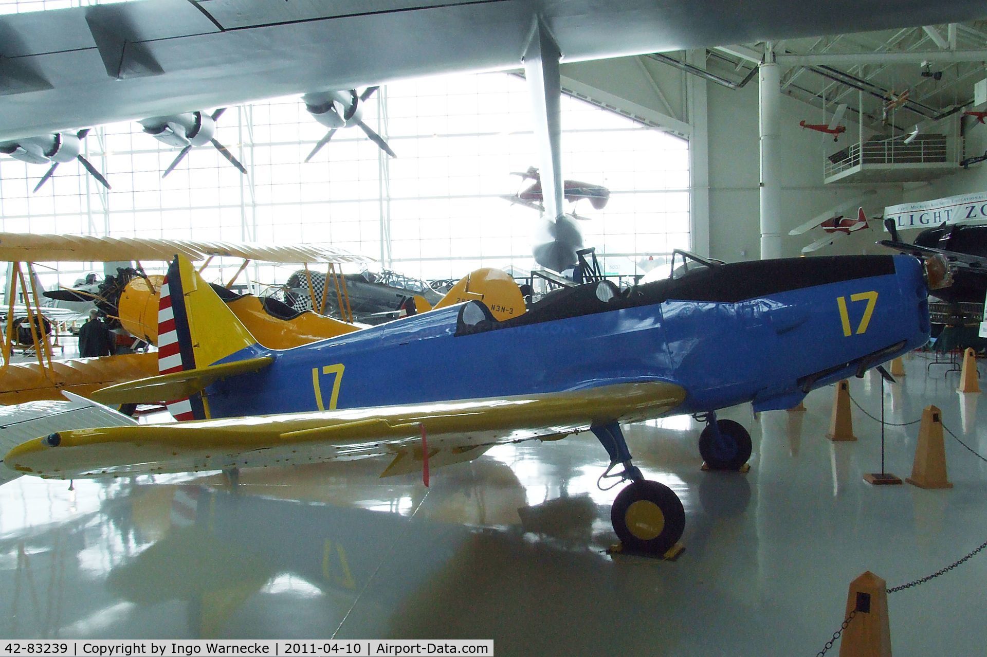 42-83239, 1943 Fairchild PT-19B C/N T43-5826, Fairchild PT-19B at the Evergreen Aviation & Space Museum, McMinnville OR