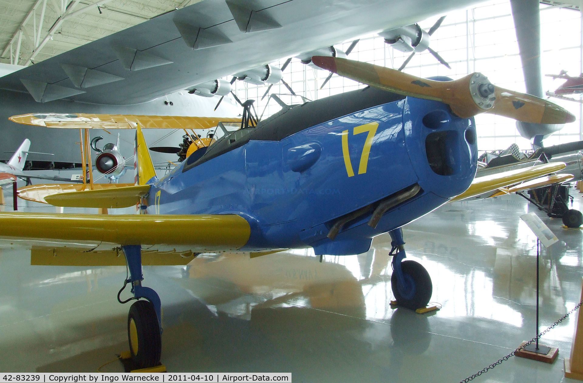 42-83239, 1943 Fairchild PT-19B C/N T43-5826, Fairchild PT-19B at the Evergreen Aviation & Space Museum, McMinnville OR