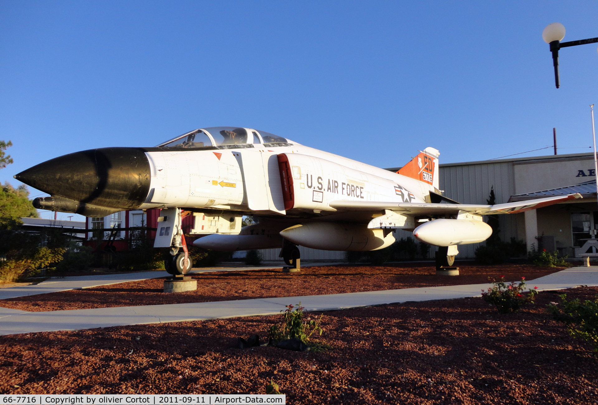 66-7716, 1966 McDonnell F-4D-31-MC Phantom II C/N 2337, Small museum in a small town