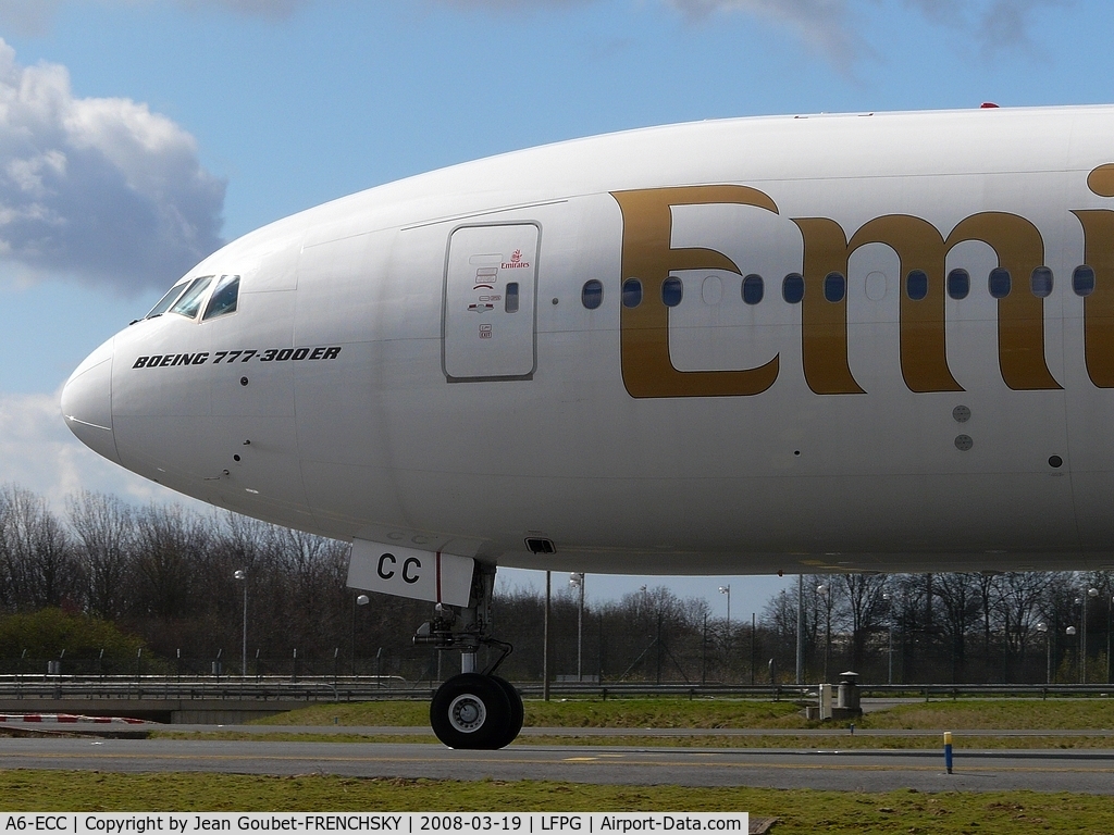 A6-ECC, 2007 Boeing 777-36N/ER C/N 33865, Emirates to Dubai