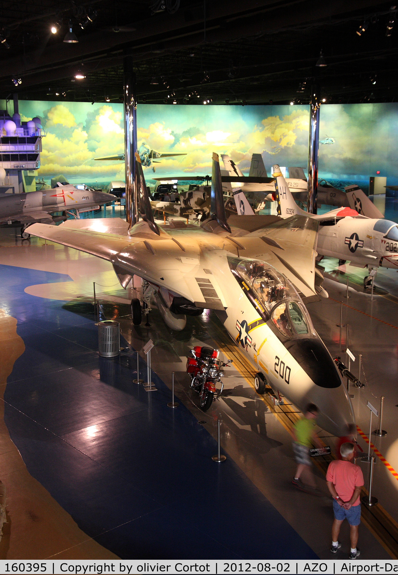 160395, Grumman F-14A Tomcat C/N 251, general view on the Tomcat and the museum