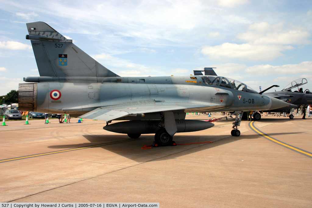 527, Dassault Mirage 2000B C/N 409, Coded 5-OB, at RIAT.