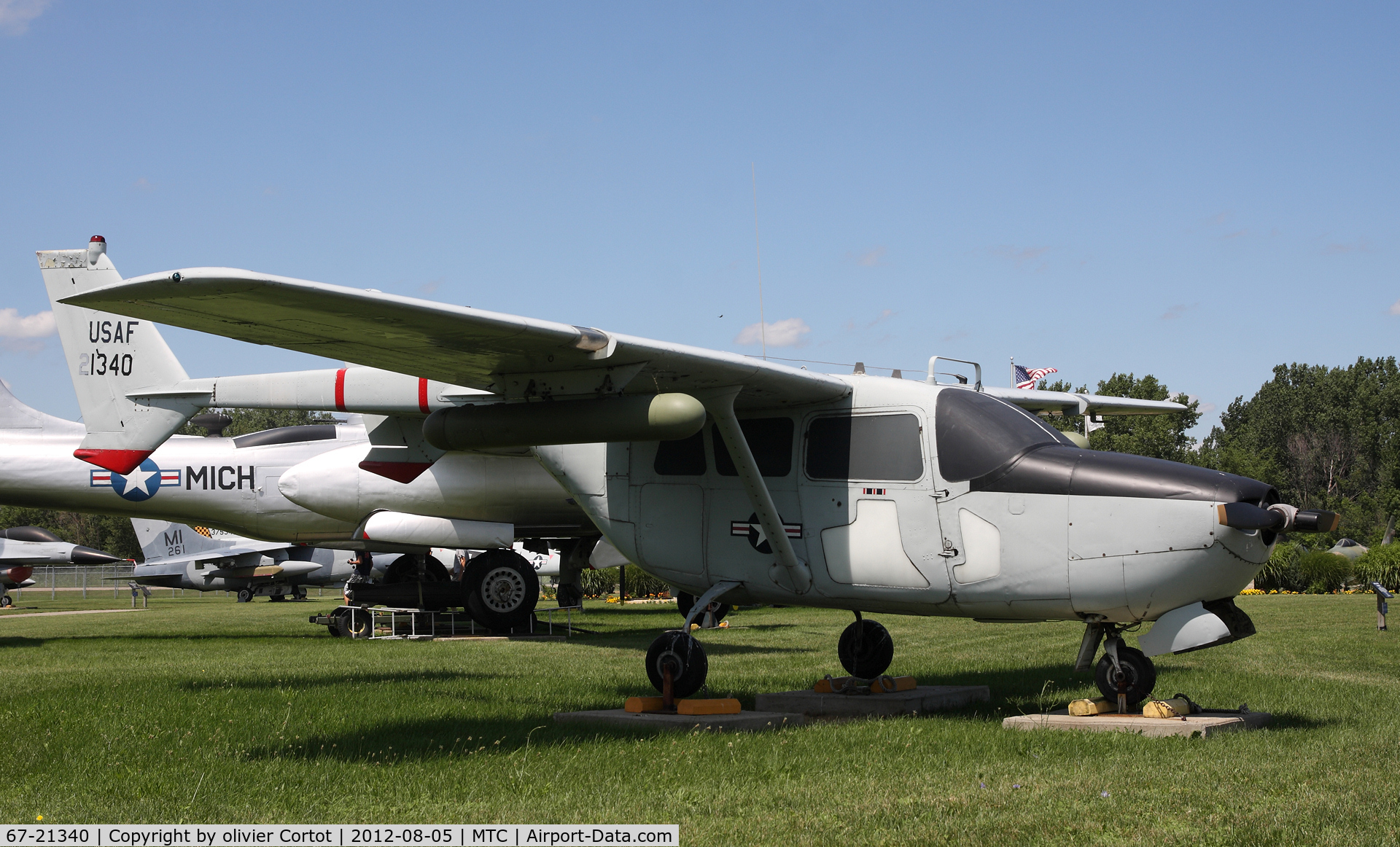 67-21340, 1967 Cessna O-2A Super Skymaster Super Skymaster C/N 337M-0046, Selfridge air museum