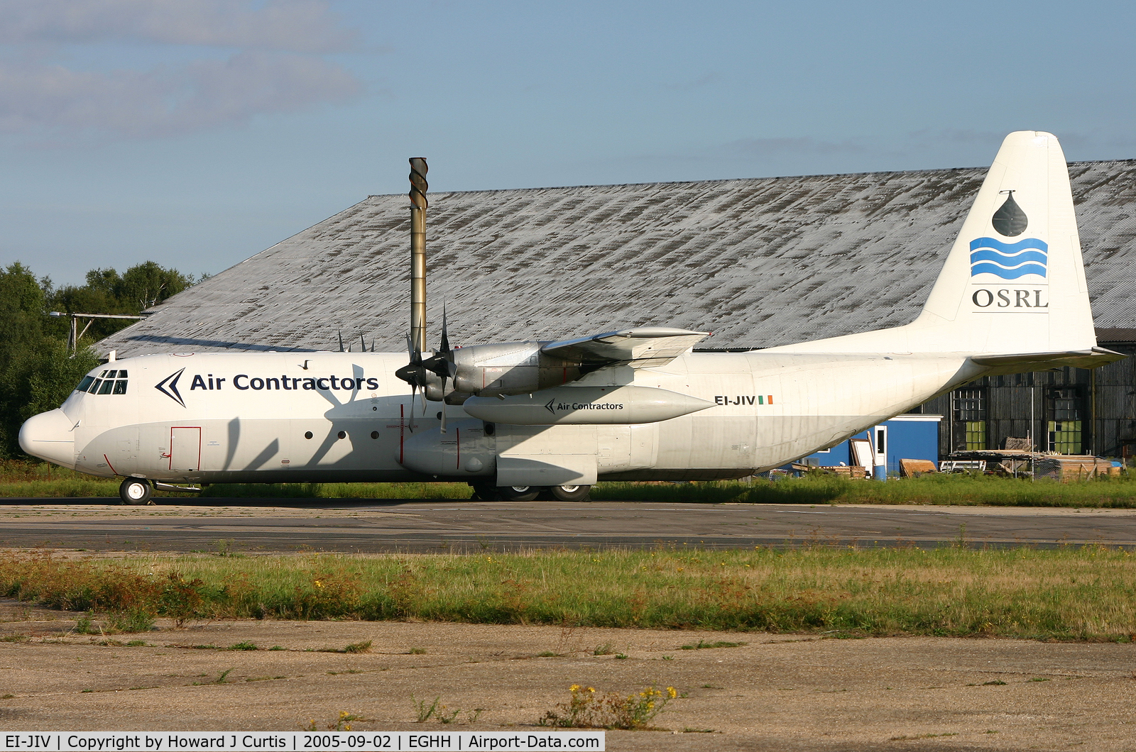 EI-JIV, 1976 Lockheed L-100-30 Hercules (L-382G) C/N 382-4673, Oil Spill Response aircraft operated by Air Contractors.
