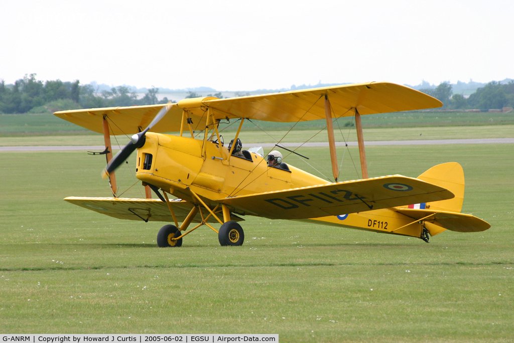 G-ANRM, 1942 De Havilland DH-82A Tiger Moth II C/N 85861, Privately owned, painted as DF112