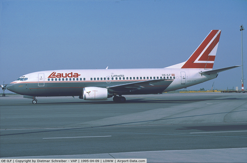 OE-ILF, 1986 Boeing 737-3Z9 C/N 23601/1254, Lauda Air Boeing 737-300