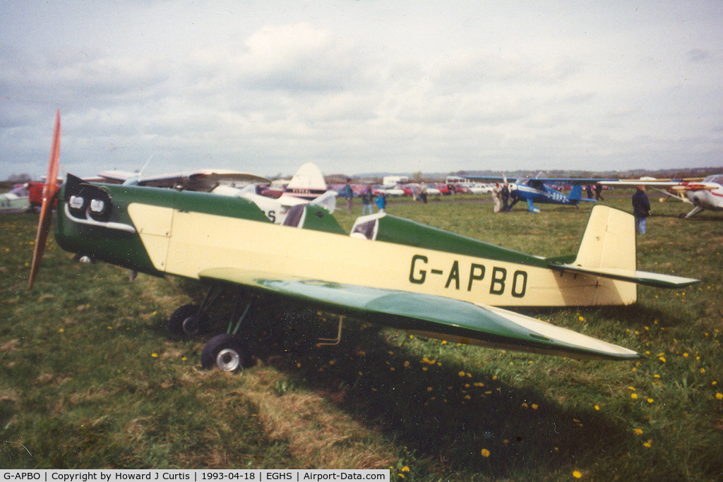 G-APBO, 1960 Druine D-5 Turbi C/N PFA 229, Privately owned.