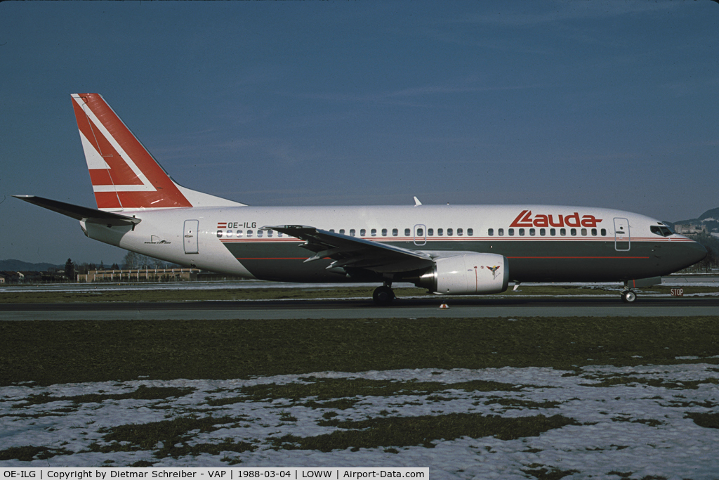 OE-ILG, 1988 Boeing 737-3Z9 C/N 24081, Lauda Air Boeing 737-300