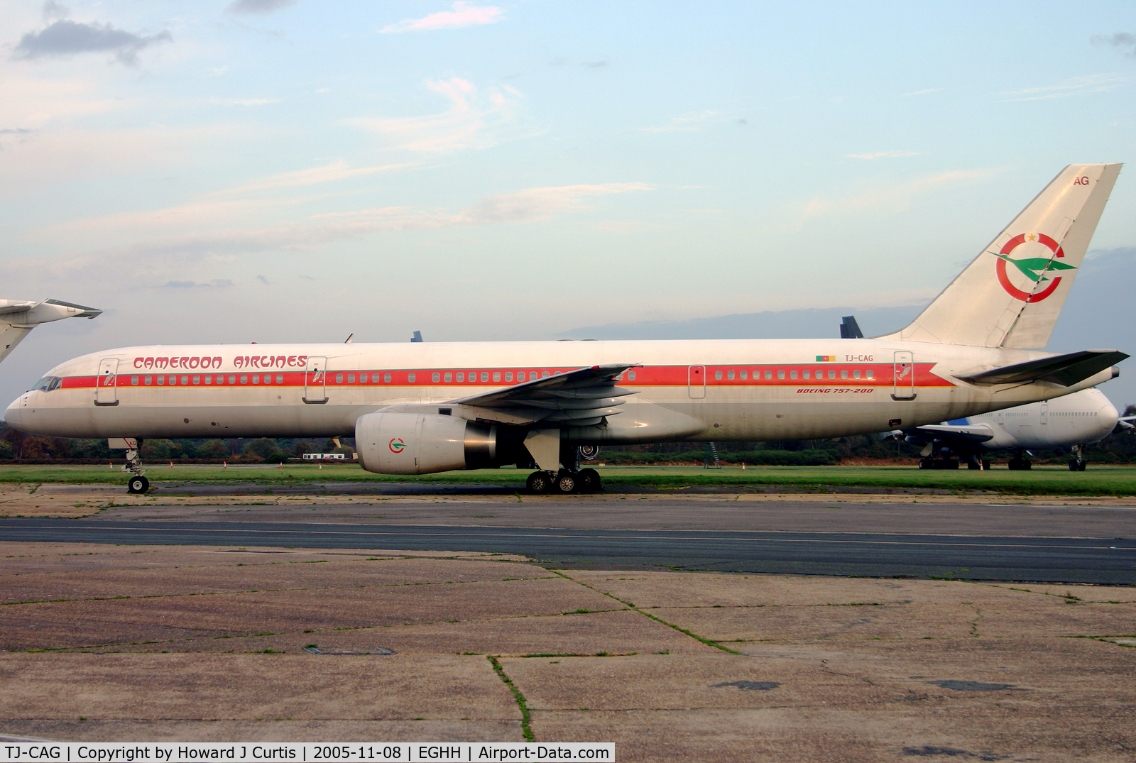 TJ-CAG, 1989 Boeing 757-23A C/N 24293, Cameroon Airlines. Here for work with BASCO.