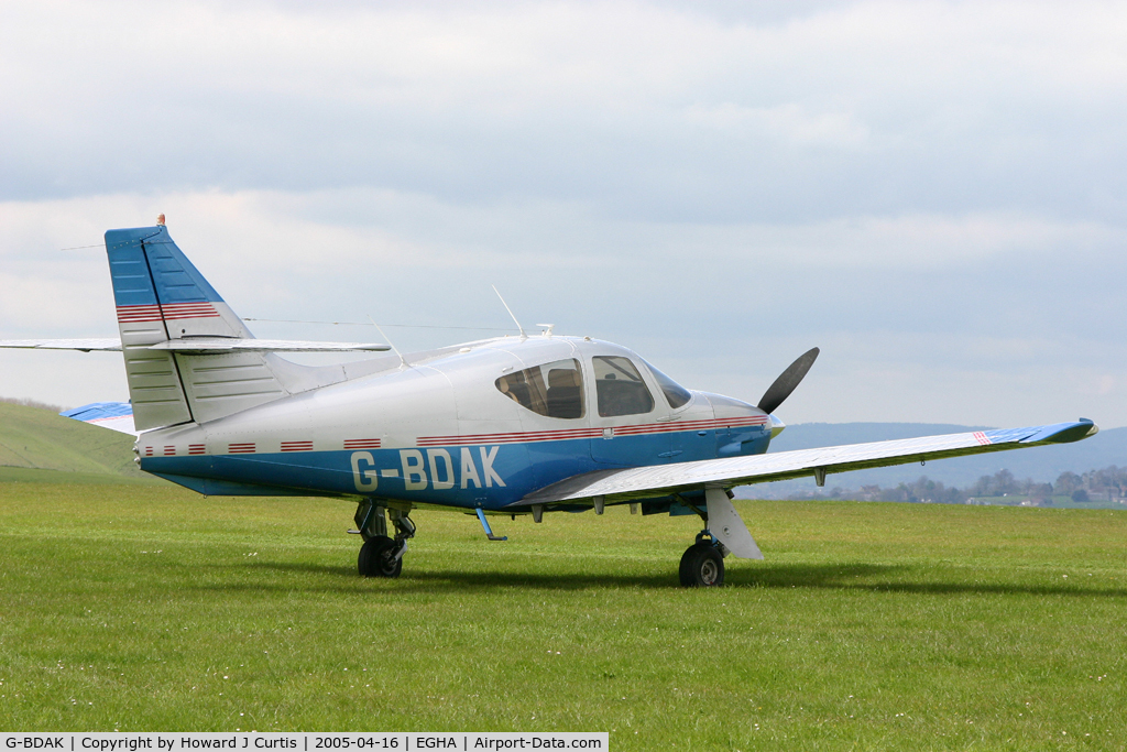 G-BDAK, 1975 Rockwell Commander 112A C/N 252, Privately owned.