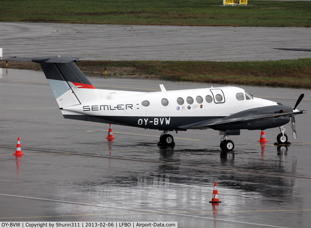 OY-BVW, 1980 Beech 200 Super King Air C/N BB-705, Parked at the General Aviation area...