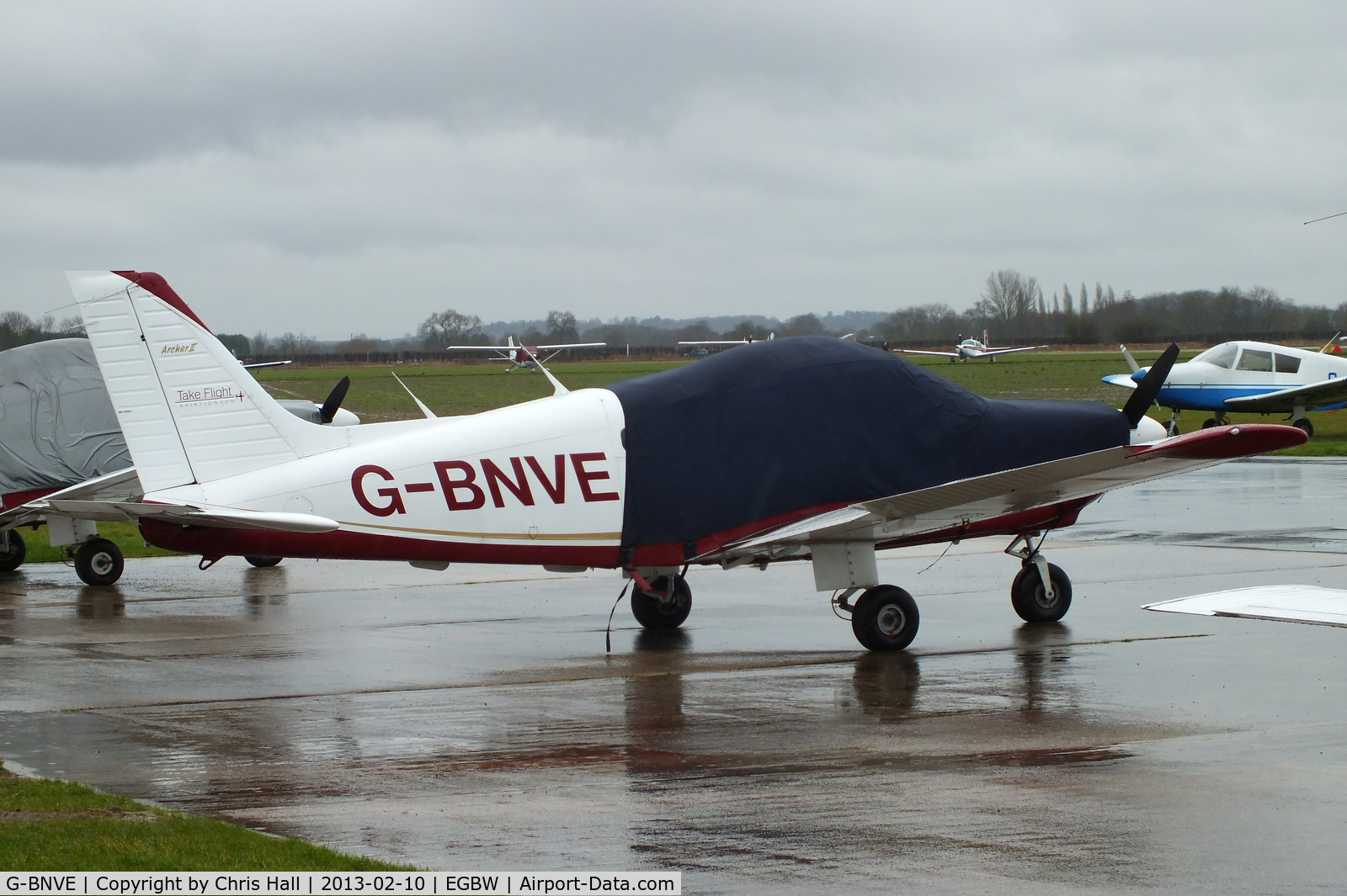 G-BNVE, 1984 Piper PA-28-181 Cherokee Archer II C/N 28-8490046, at Wellesbourne Mountford