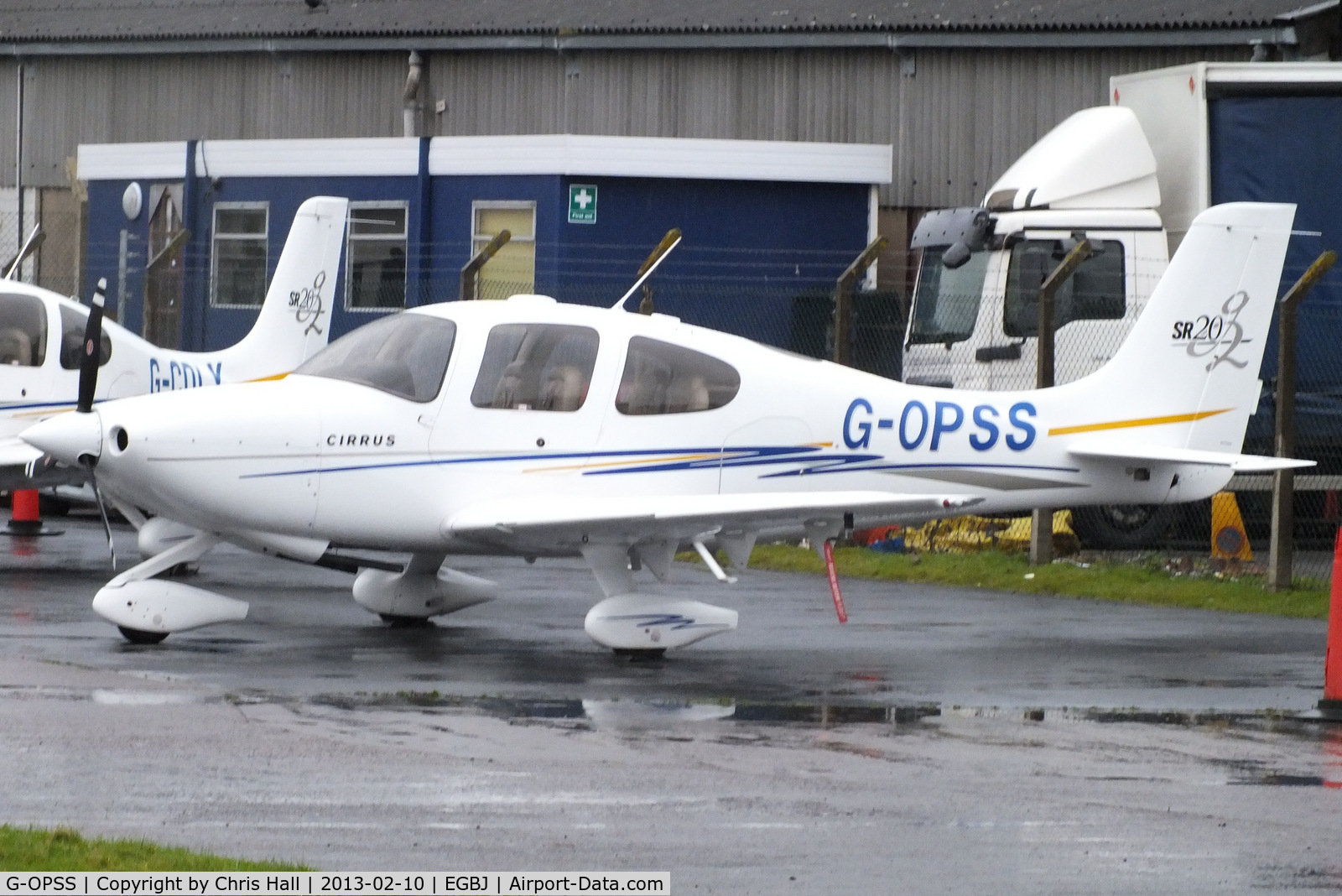 G-OPSS, 2004 Cirrus SR20 G2 C/N 1458, at Gloucestershire Airport