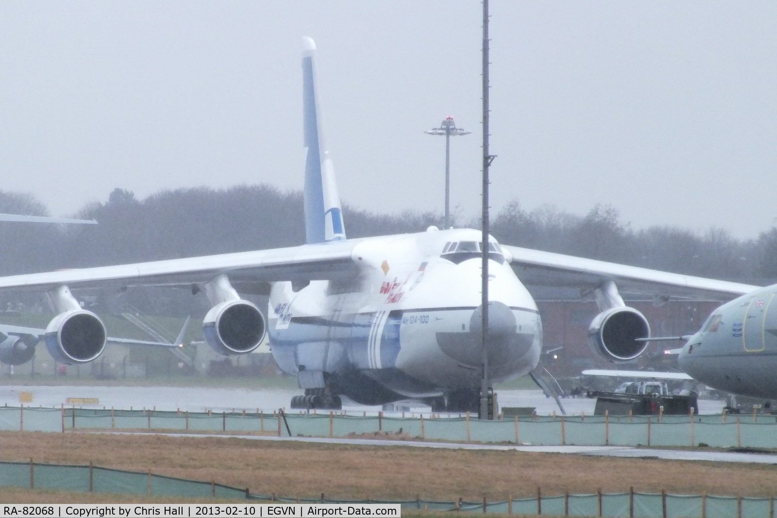 RA-82068, 1993 Antonov An-124-100 Ruslan C/N x770051359127, Polet Flight An-124 at RAF Brize Norton