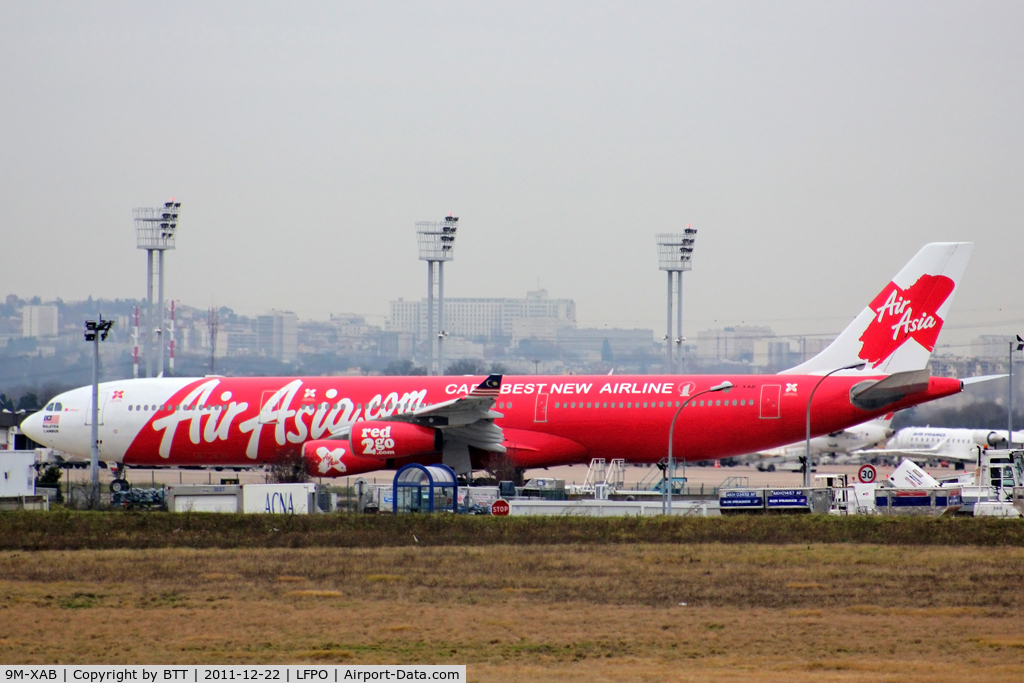9M-XAB, 1999 Airbus A340-313 C/N 273, One of the last flights from Malaysia to Paris Orly for Air Asia