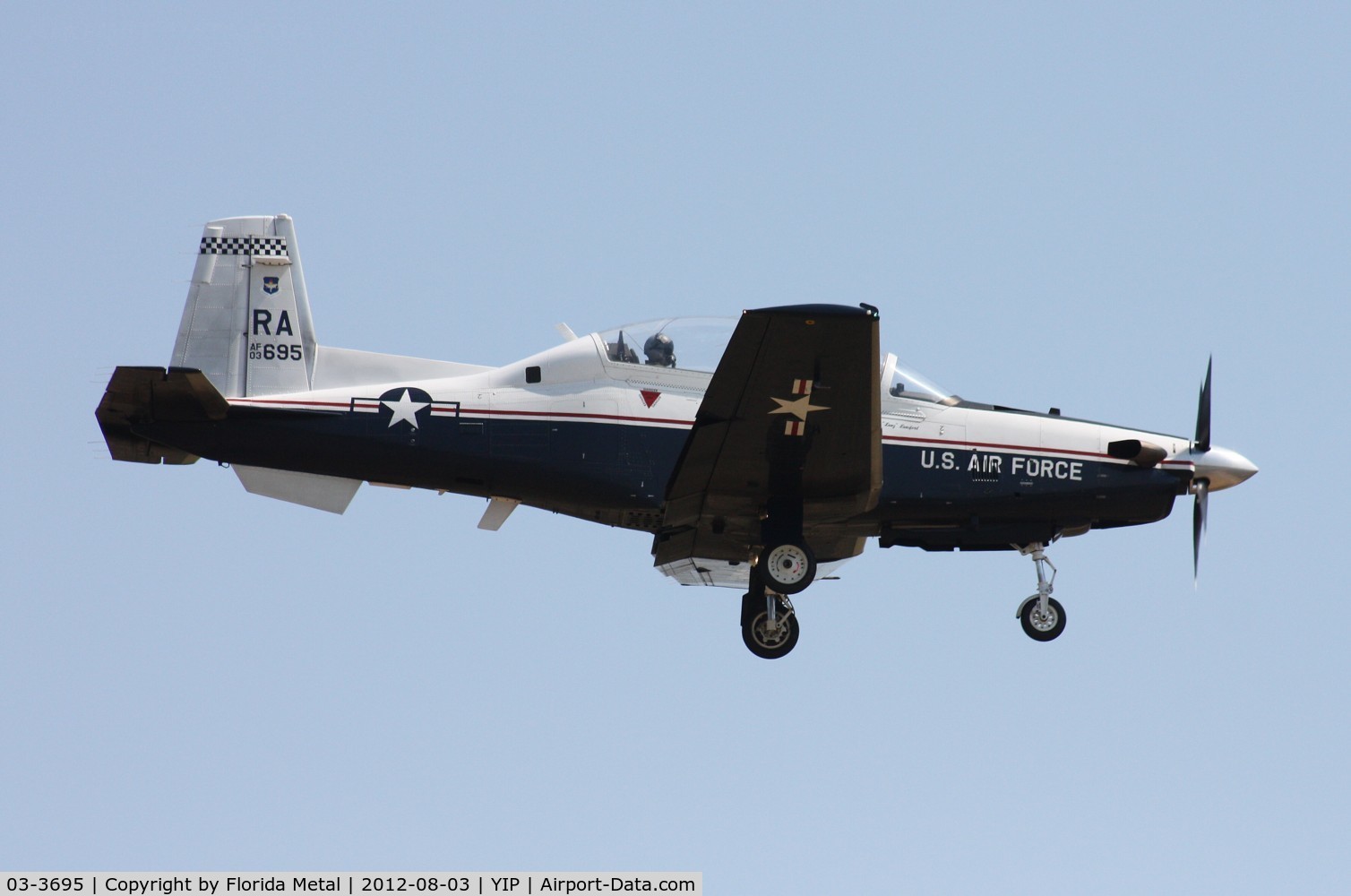 03-3695, 2003 Raytheon T-6A Texan II C/N PT-241, T-6A Texan II