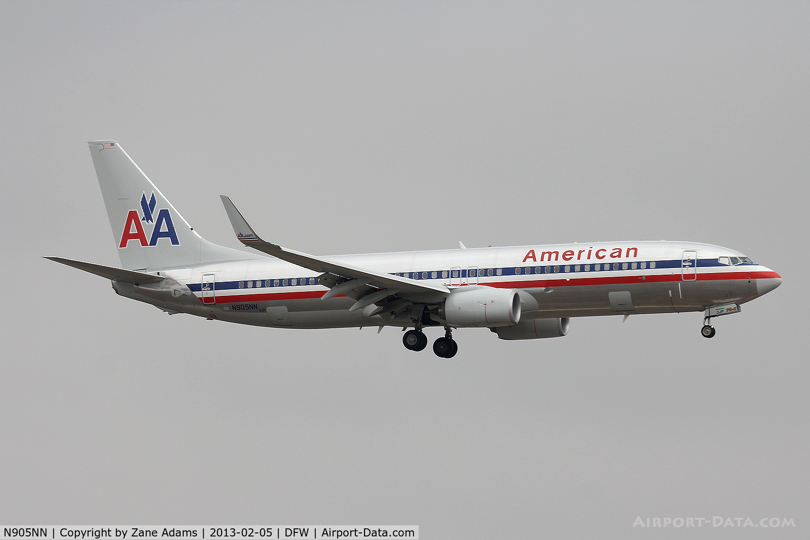 N905NN, 2012 Boeing 737-823 C/N 31156, American Airlines at DFW Airport