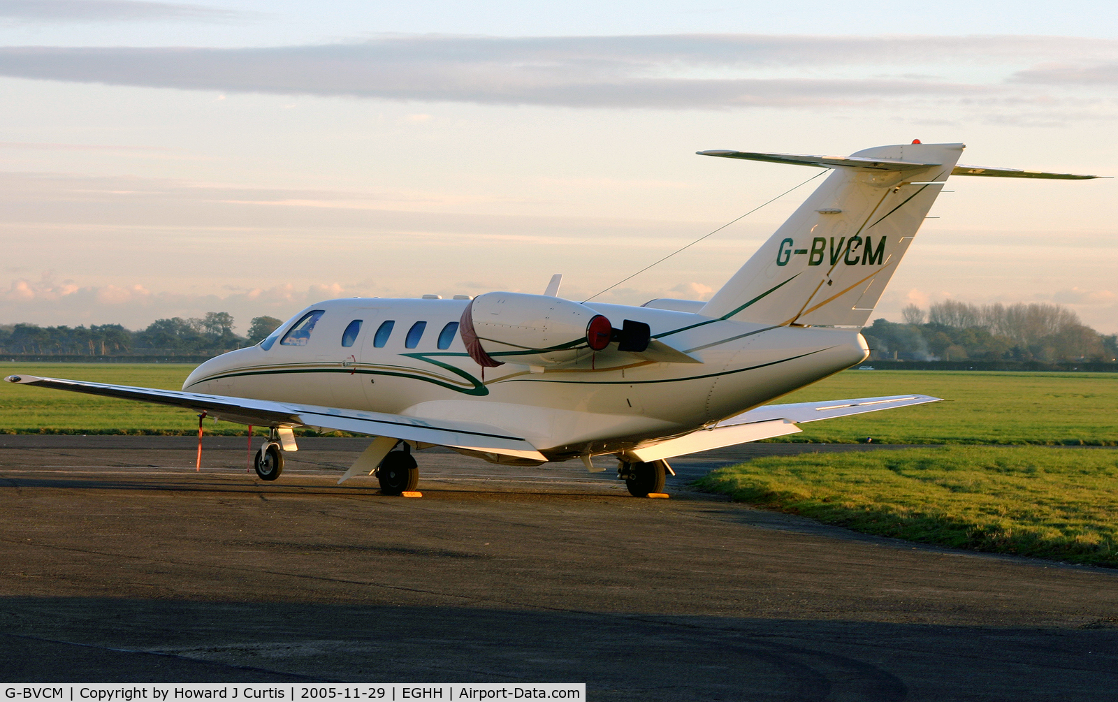 G-BVCM, 1993 Cessna 525 CitationJet CJ1 C/N 525-0022, Privately owned.
