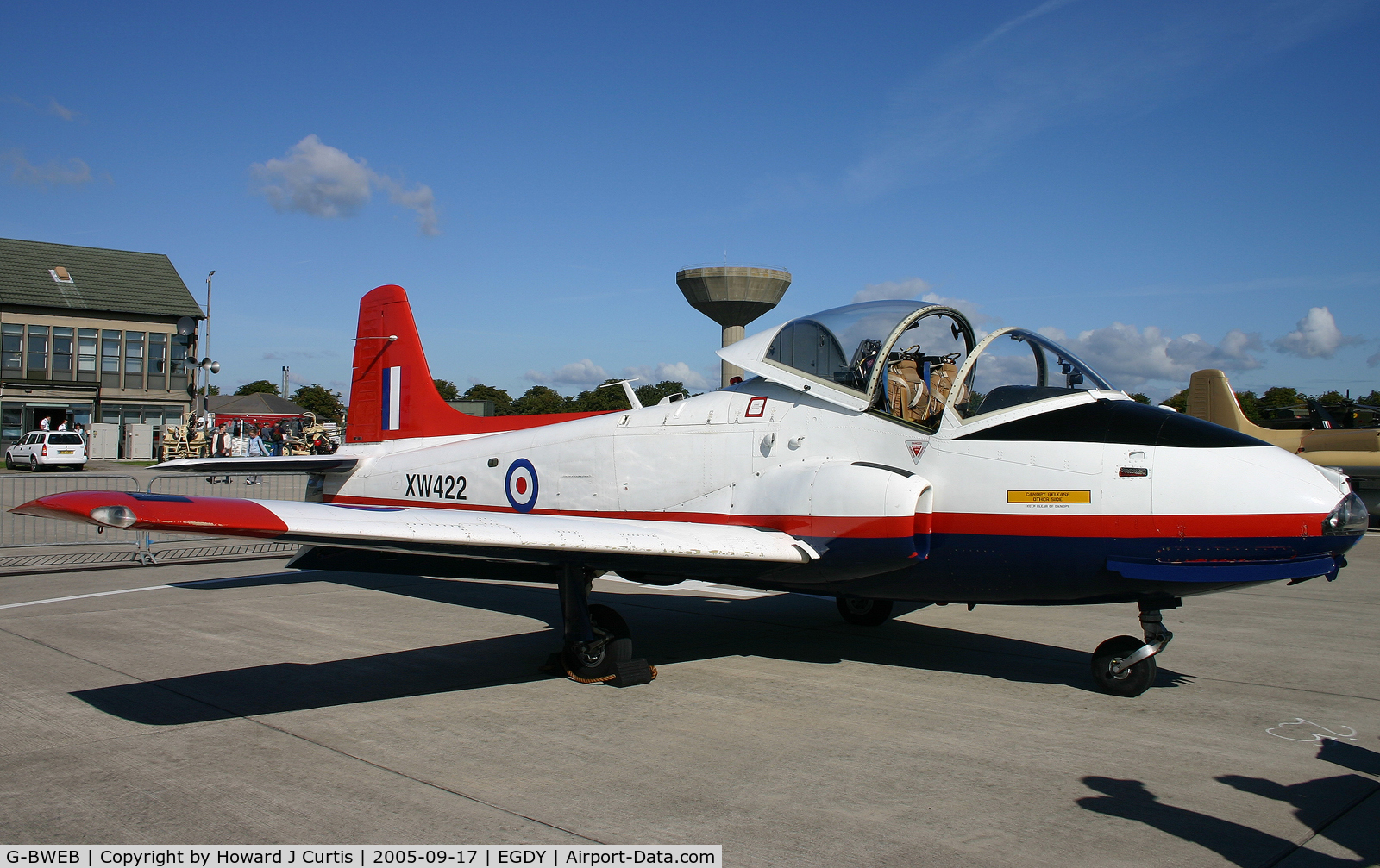 G-BWEB, 1971 BAC 84 Jet Provost T.5A C/N EEP/JP/1044, Painted as XW422.