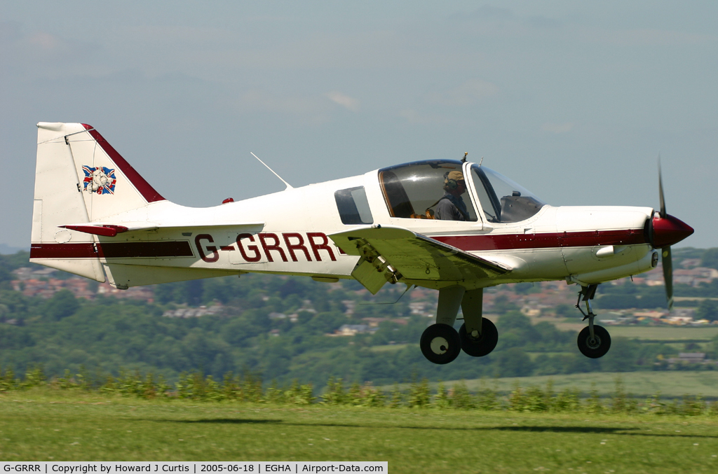 G-GRRR, 1973 Scottish Aviation Bulldog Series 120 Model 122 C/N BH120/229, Privately owned. A resident here.