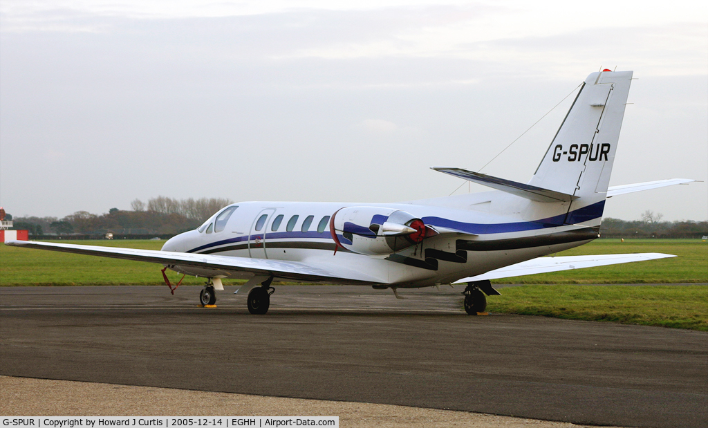 G-SPUR, 1992 Cessna 550 Citation II C/N 550-0714, Privately owned.