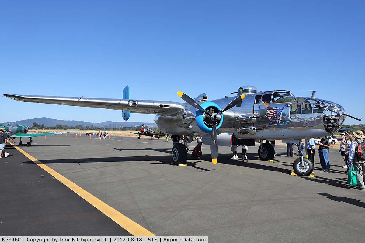 N7946C, 1944 North American TB-25N Mitchell C/N 108-33263, Santa rosa 2012 Air Show