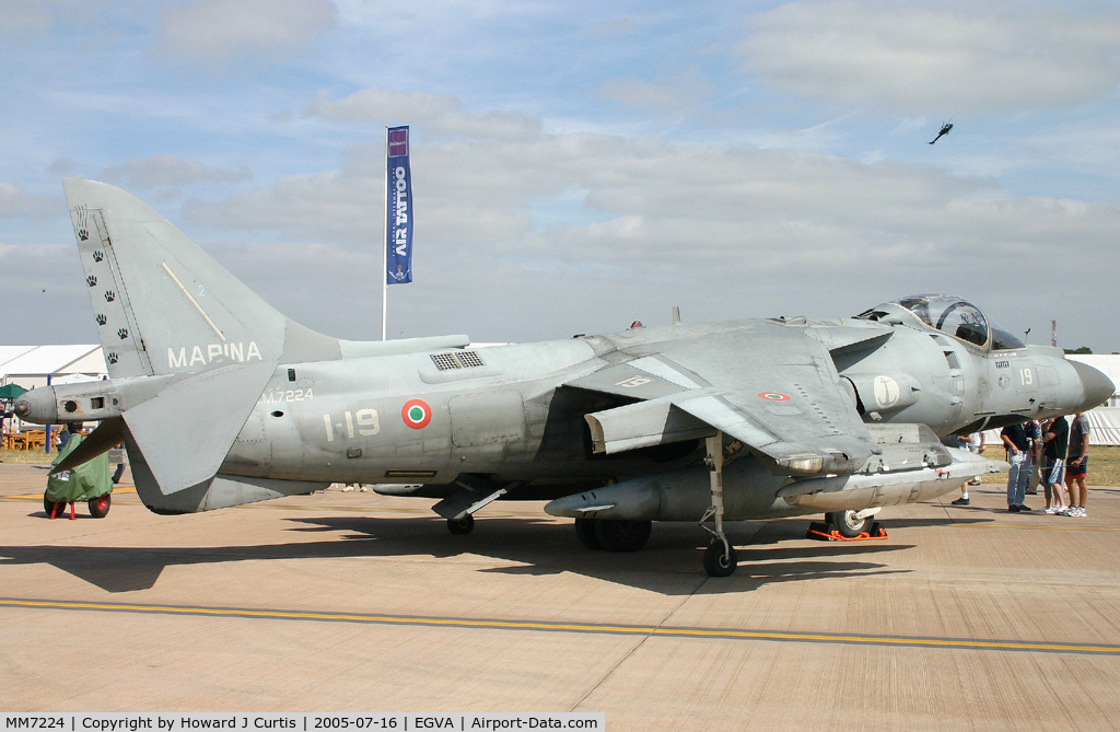 MM7224, McDonnell Douglas AV-8B+ Harrier II C/N 276/IT013, Italian Navy.