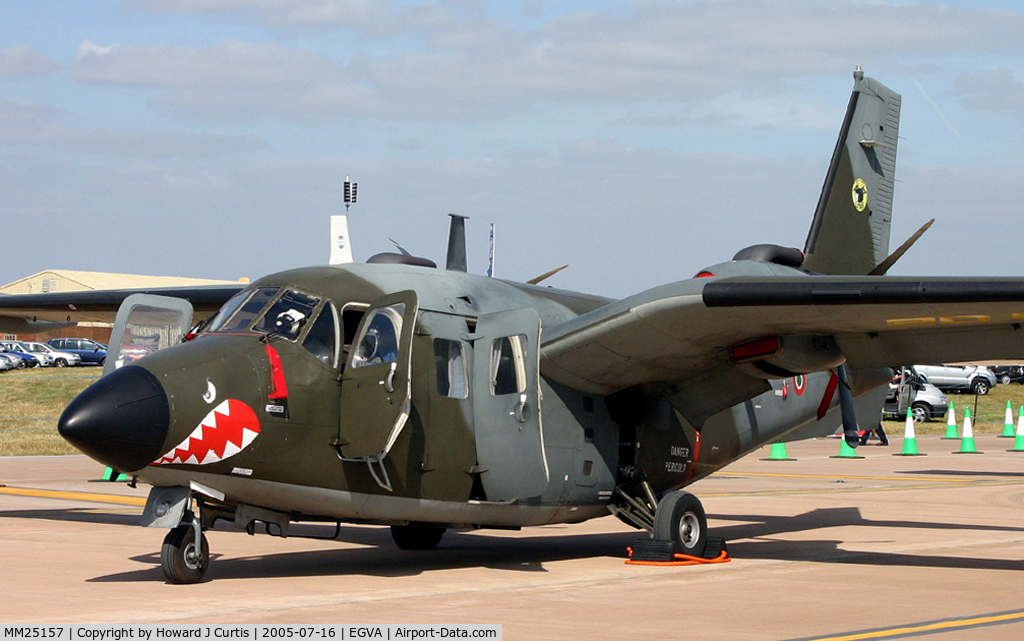 MM25157, Piaggio P.166DL-3APH C/N 479 / 125, At the Royal International Air Tattoo.