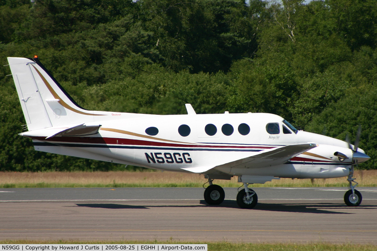 N59GG, Raytheon Aircraft Company C90A C/N LJ-1734, Privately owned.