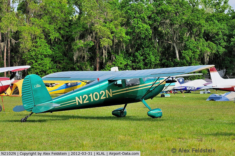 N2102N, Cessna 140 C/N 12338, SUN-N-FUN