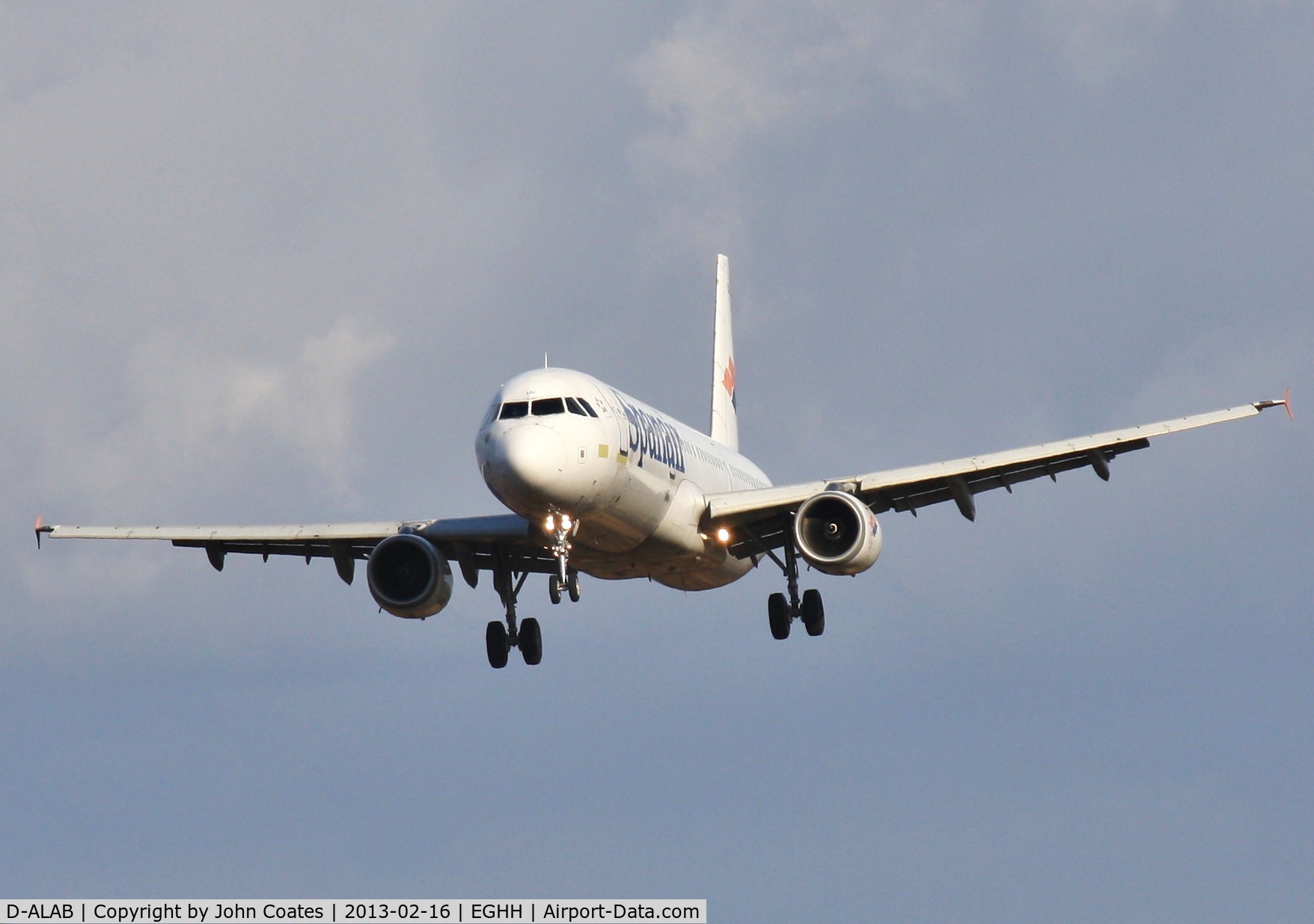 D-ALAB, 2002 Airbus A321-231 C/N 1843, Arriving for respray
