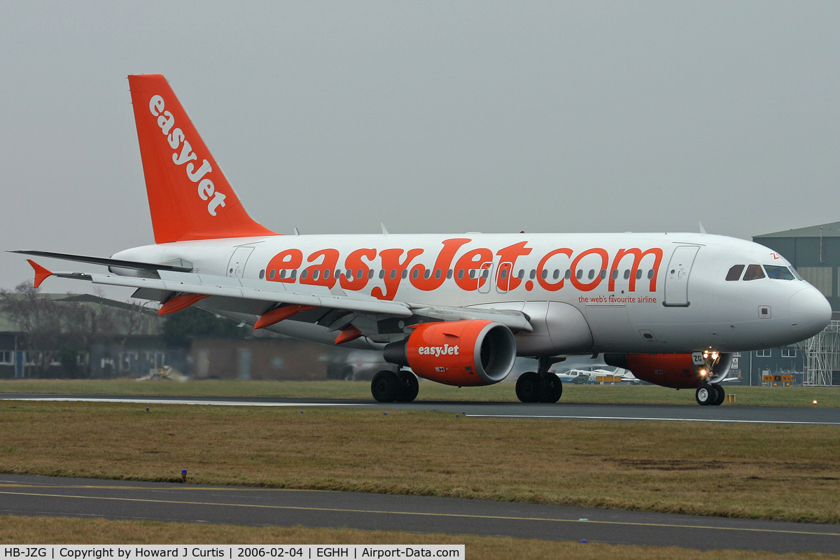 HB-JZG, 2004 Airbus A319-111 C/N 2196, easyJet Switzerland.