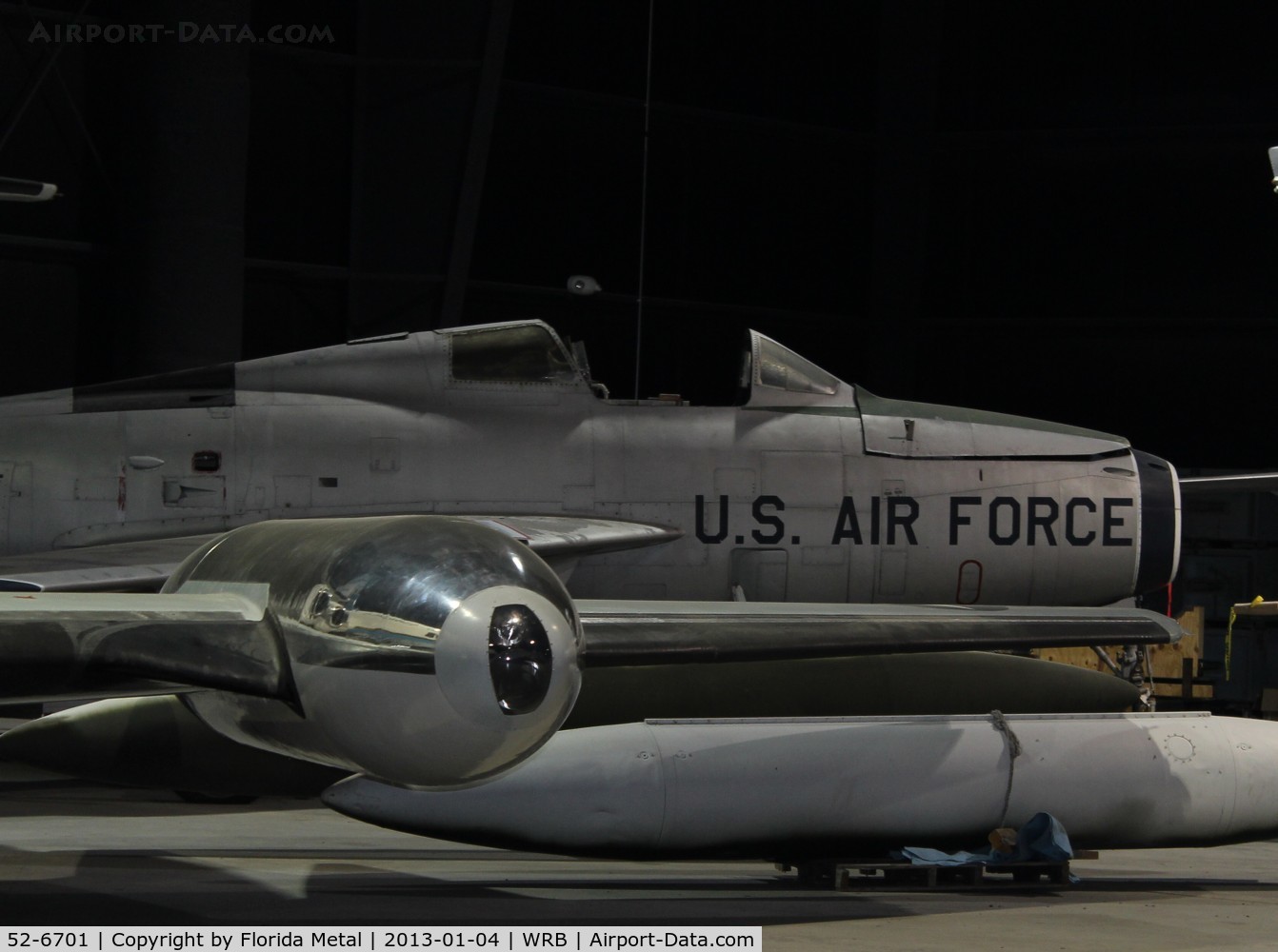 52-6701, 1952 Republic F-84F Thunderstreak C/N Not found 52-6701, F-84F Thunderstreak kind of parked in the background