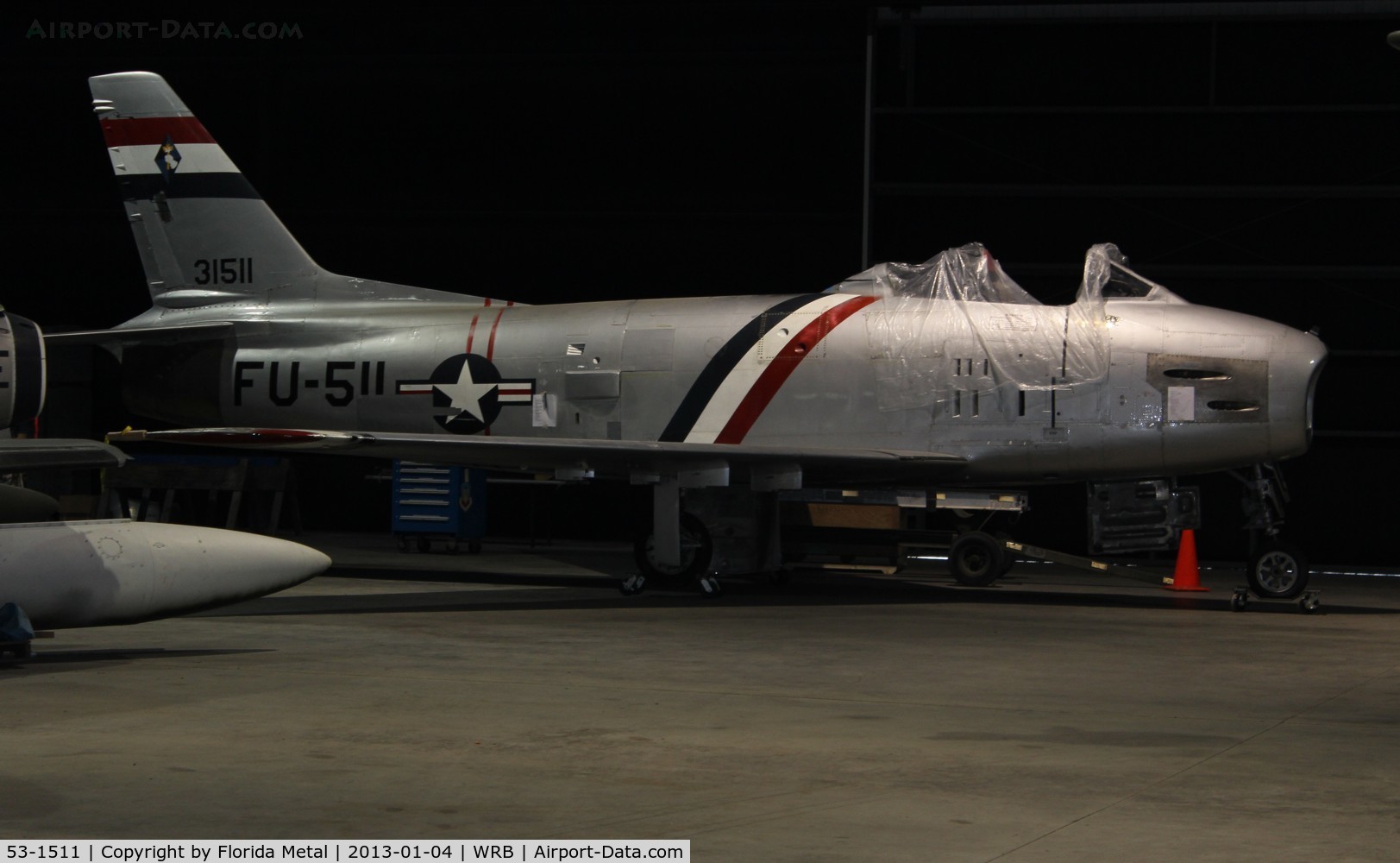 53-1511, 1953 North American F-86H Sabre C/N 203-283, F-86H Sabre