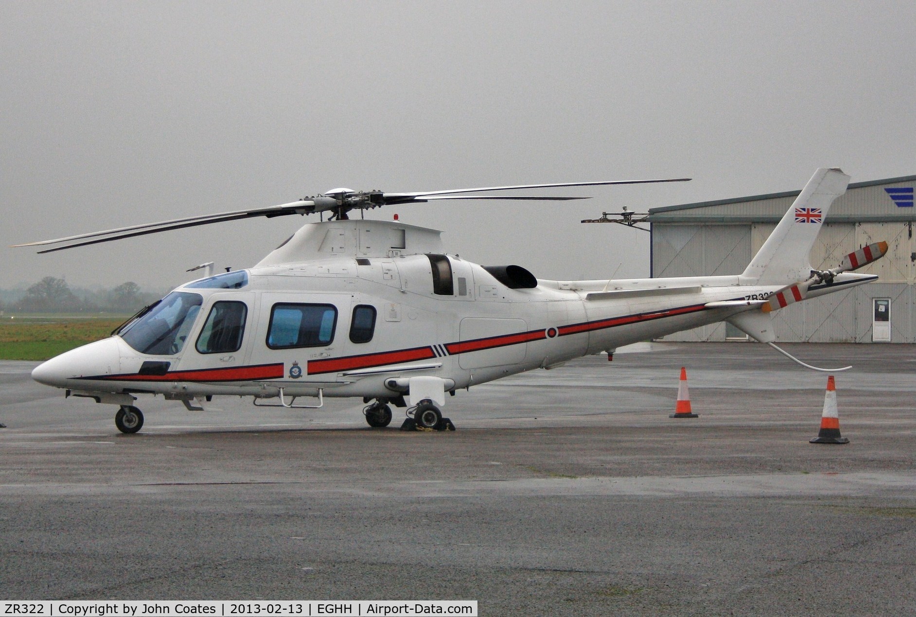 ZR322, 2006 Agusta A-109E Power C/N 11664, Parked at Sigs