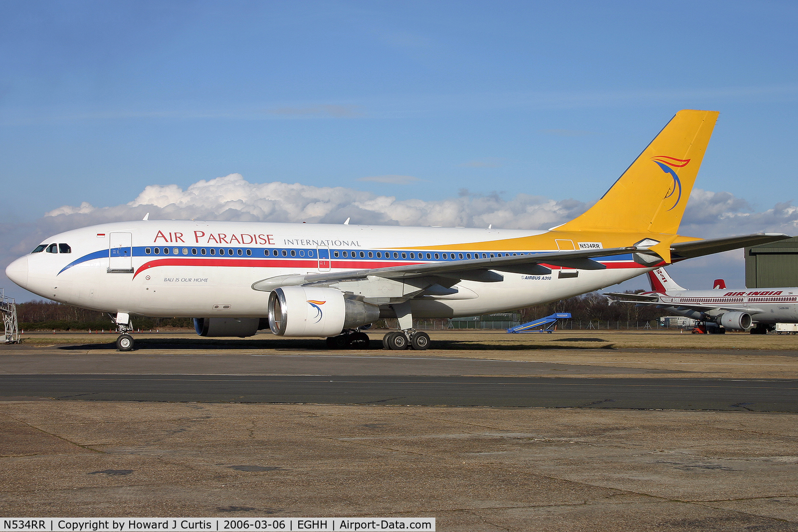 N534RR, 1990 Airbus A310-324 C/N 534, Air Paradise International; for attention with BASCO.