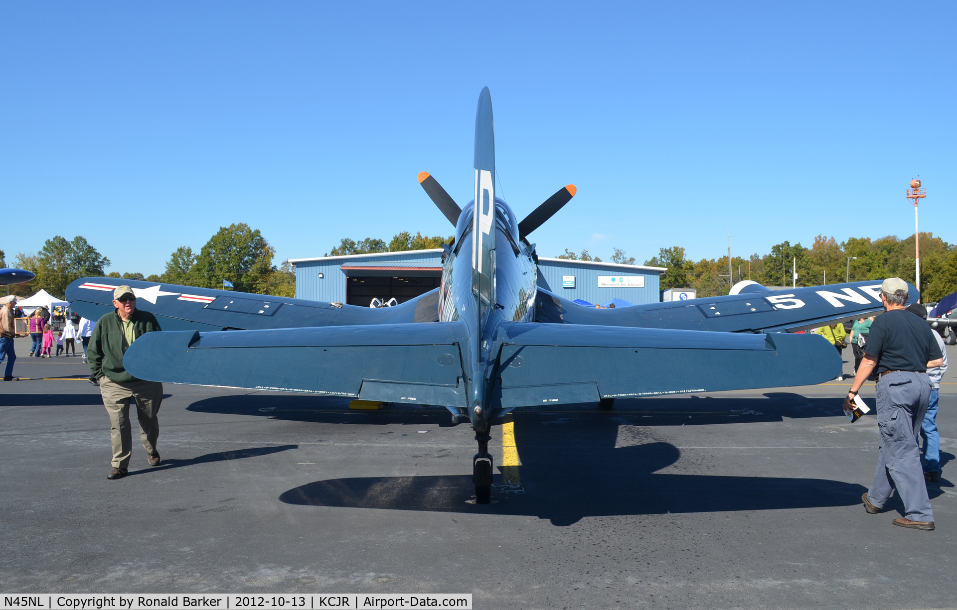N45NL, 1951 Vought F4U-5NL Corsair C/N 124692, Culpeper Air Fest 2012